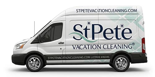 St Pete Vacation Cleaning Work Van